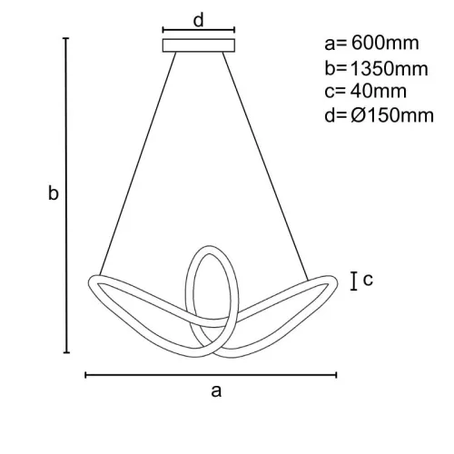 LED DESIGN FÜGGŐLÁMPA+vezérlés 25W