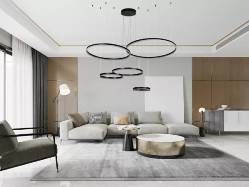 LED DESIGN FÜGGŐLÁMPA+vezérlés 220W