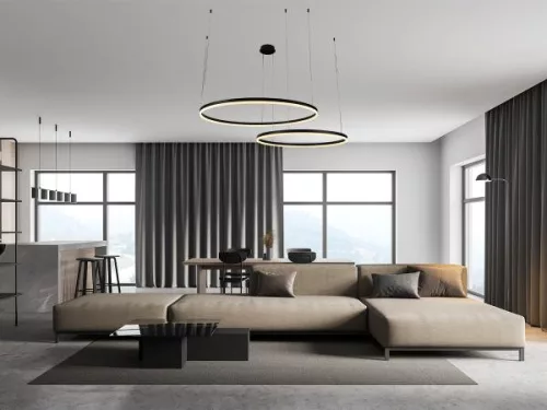 LED DESIGN FÜGGŐLÁMPA+vezérlés 100W
