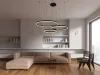 LED DESIGN FÜGGŐLÁMPA+vezérlés 125W