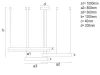 LED DESIGN FÜGGŐLÁMPA+vezérlés 170W