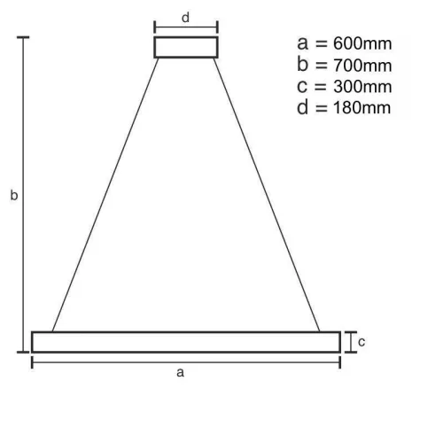 LED DESIGN FÜGGŐLÁMPA+vezérlés 80W