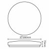 LED mennyezeti világítás OPÁL 24W/CLR4/SMD/4000K