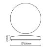 LED mennyezeti lámpa OPÁL+távvezérlő 24W/CLR4/SMD/RC