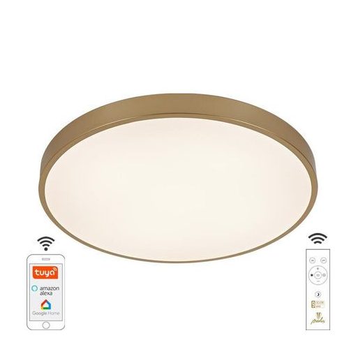 LED MENNYEZETI LÁMPA OPÁL+TÁVVEZÉRLŐ + WIFI 48W