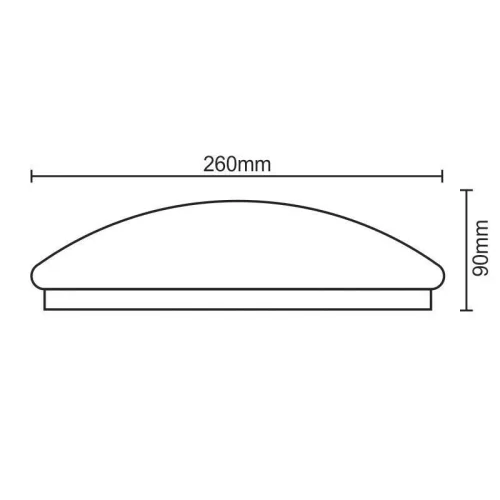 Led mennyezeti világítás jelenlét érzékelővel 12w 4000K 