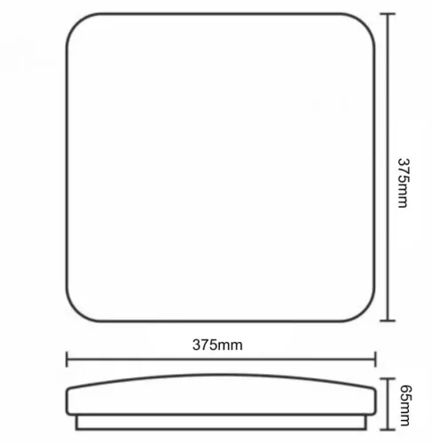 Led mennyezeti lámpa távvezérlővel 36W 