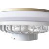 LED MENNYEZETI LÁMPA OPÁL+VENTILÁTOR +TÁVVEZÉRLŐ 48W