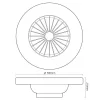 LED MENNYEZETI LÁMPA+VENTILÁTOR+TÁVVEZÉRLŐ 72W