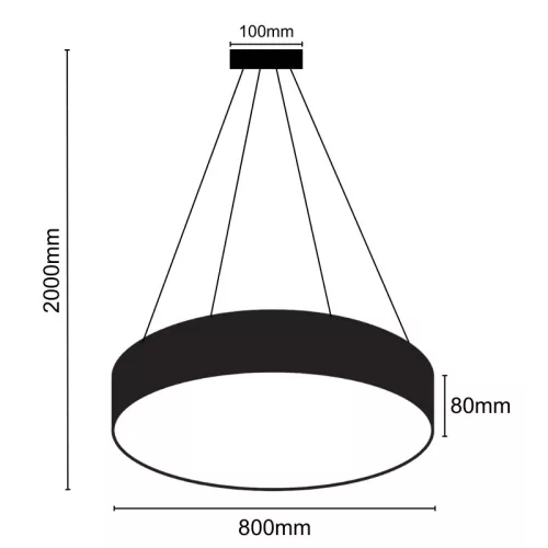 Design  függesztett LED világítás 70W