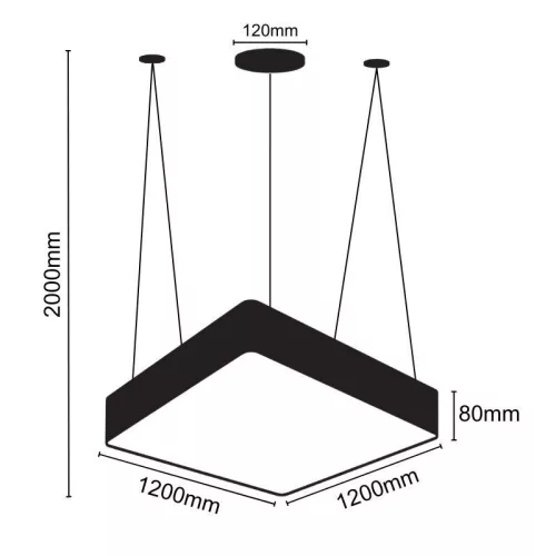 Design  függesztett LED világítás 240W