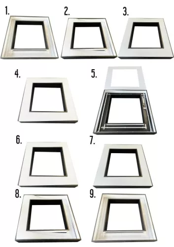 Design  mennyezeti LED világítás 55W