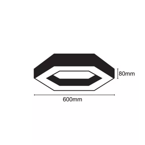 Design  mennyezeti LED világítás 28W