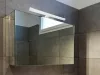 NEDES 8W, 4000K, fehér, tükör feletti lámpa IP44-es védettségű