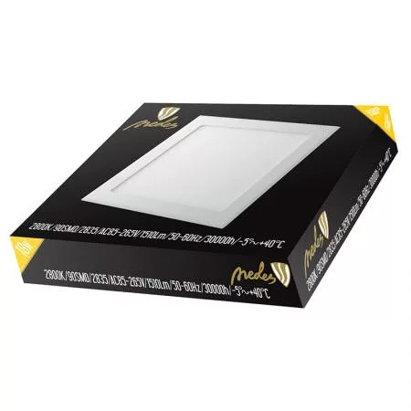 LED PANEL 18W/PS/SMD/2800K/FEHÉR