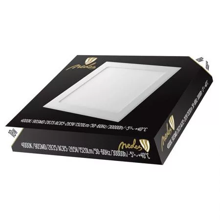 LED PANEL 18W/PS/SMD/4000K/FEHÉR