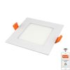 LED PANEL WIFI 12W/3000K-6500K/FEHÉR