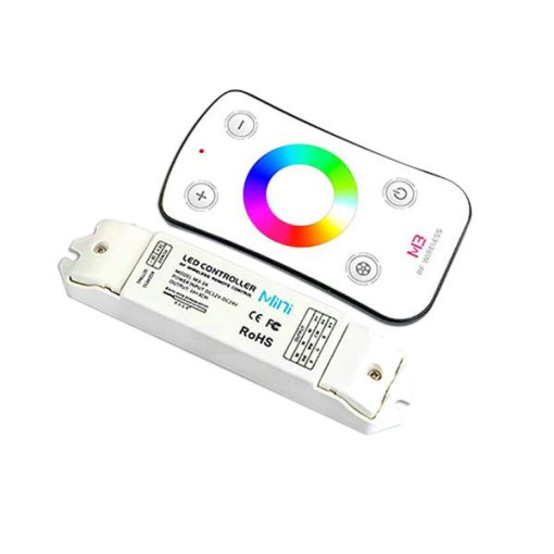RGB LED szalag szabályzó távirányítóval fali tartó konzollal