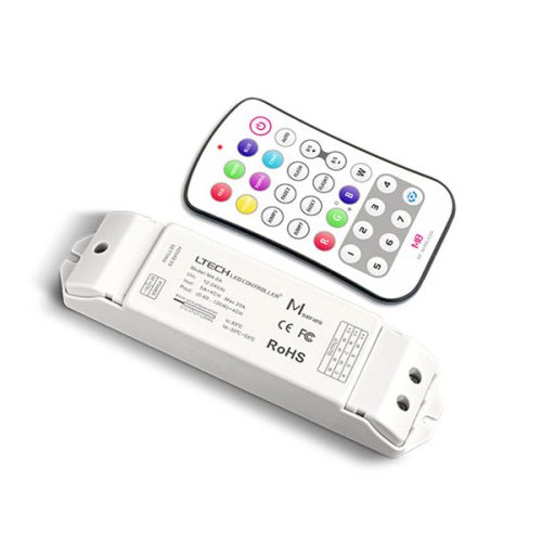 Programozható RGBW led szalag szabályzó távirányítóval