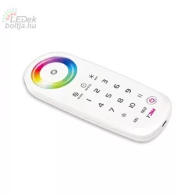   RGB és Fényerő szabályzócsoportvezérlő távirányító 2,4Ghz Memória funkcióval