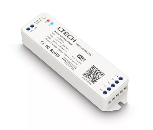 WIFI-S RGBW led szalag szabályzó 12A 36W/72W