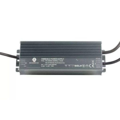 POS Led tápegység MCHQA-600-12-SC 480W 12V 40A IP65 dimmelhető