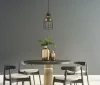 Fekete fém lámpatest 1 x E27