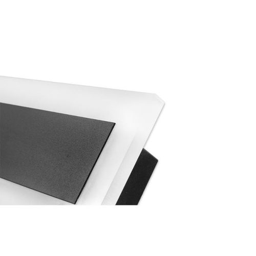 LED Durango 24 W-os fekete, 80 cm-es, kültéri oldalfali lámpa