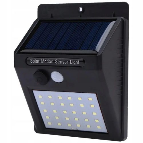 Napelemes kültéri lámpa 20LED mozgásérzékelővel