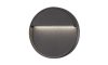 LED Santiago 4 W-os sötétszürke kör alakú oldalfali lámpa