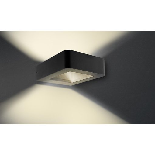 LED Malta 6W-os natúr fehér, fekete színű oldalfali lámpa