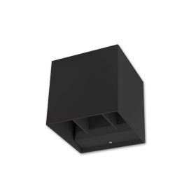 LED Kira 6 W-os fekete fali lámpa