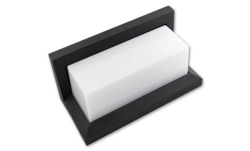 LED Lagos 12W-os natúr fehér, fekete oldalfali lámpa