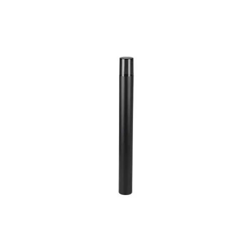 LED Denver, kerek kerti 80 cm-es fekete színű állólámpa, E27-es foglalattal