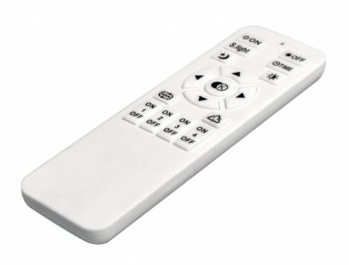 Fekete Minimál 33 W-os, 40x6 cm LED távirányítós mennyezeti lámpa