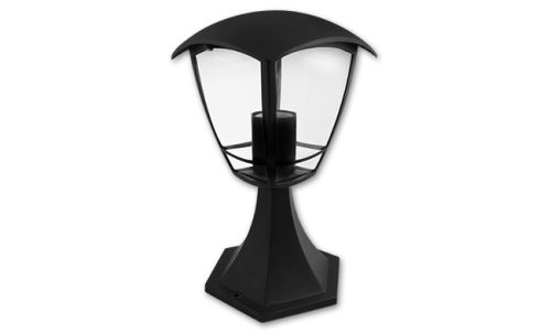 LED Niko fekete kültéri állólámpa, E27-es foglalattal