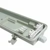 LED 120 cm-es armatúra 2x18 W-os víztiszta fedéllel LED fénycsövekkel
