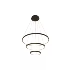 Kör LED csillár 20/40/60cm 77W fekete