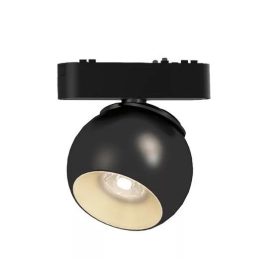   MasterLED LUXO Mars 10-W-os fekete mágneses sínes lámpa 4000K 48V