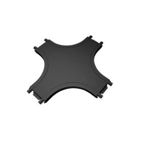   MasterLED LUXO 48V mágneses sínlámpa rendszerhez felületre szerelhető X összekötő fekete