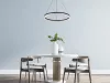 ALIANZ LED DESIGN KRISTÁLYCSILLÁR FÜGGŐLÁMPA+vezérlés 45W