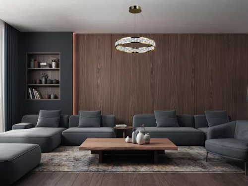 ENRIQUE LED DESIGN KRISTÁLYCSILLÁR FÜGGŐLÁMPA+vezérlés 40W