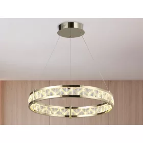   ENRIQUE LED DESIGN KRISTÁLYCSILLÁR FÜGGŐLÁMPA+vezérlés 55W
