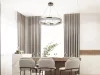 THALIA LED DESIGN KRISTÁLYCSILLÁR FÜGGŐLÁMPA+vezérlés 55W