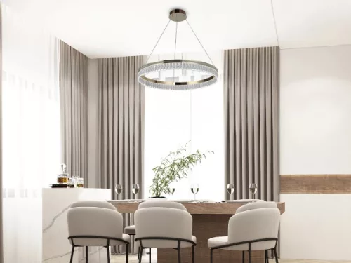 THALIA LED DESIGN KRISTÁLYCSILLÁR FÜGGŐLÁMPA+vezérlés 55W