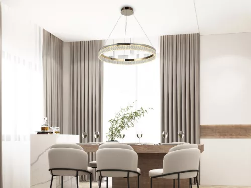 THALIA LED DESIGN KRISTÁLYCSILLÁR FÜGGŐLÁMPA+vezérlés 55W