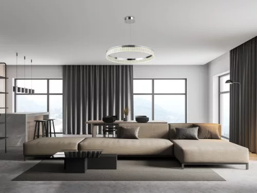 THALIA LED DESIGN KRISTÁLYCSILLÁR FÜGGŐLÁMPA+vezérlés 55W