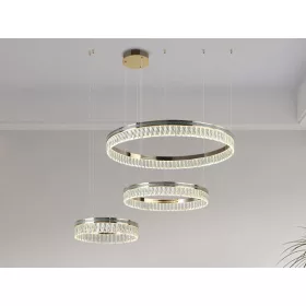   THALIA LED DESIGN KRISTÁLYCSILLÁR FÜGGŐLÁMPA+vezérlés 120W