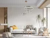 THALIA LED DESIGN KRISTÁLYCSILLÁR FÜGGŐLÁMPA+vezérlés 120W