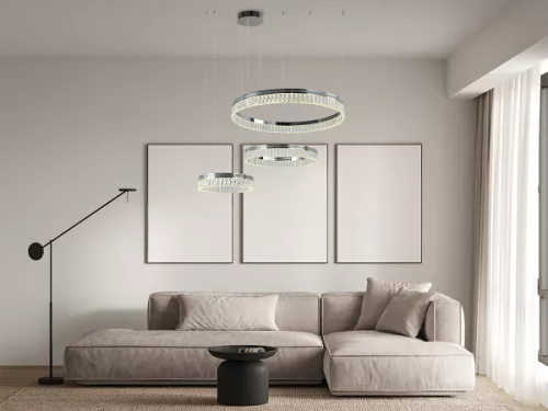 THALIA LED DESIGN KRISTÁLYCSILLÁR FÜGGŐLÁMPA+vezérlés 120W